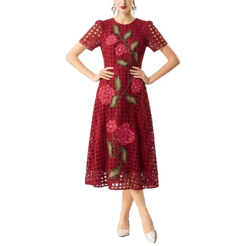 Olivia Taylor Womens  Midi Dress